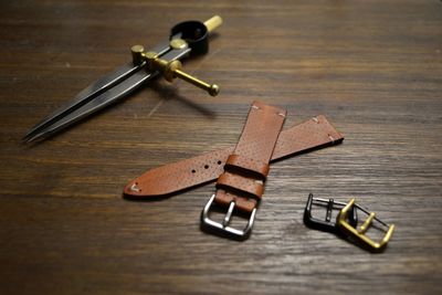 high quality leather watch band